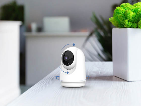 Feit Electric CAM/PAN/WIFI/G2 Feit Indoor Pan/Tilt Smart Motion Activated Wi-Fi HD Camera