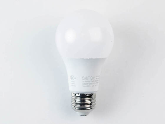Bulbrite 774264 LED9A19/PF60W/940/D/2/1P Dimmable 9 Watt 4000K 90 CRI A19 LED Bulb, T20 Compliant, Enclosed Fixture Rated