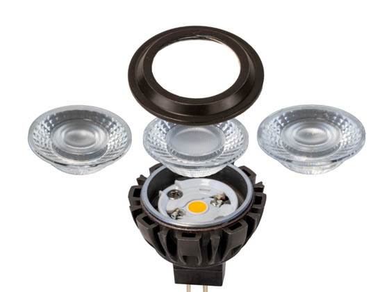 Brilliance LED MR16-7-5700-6 Brilliance Swaptics Dimmable 7W 8V-25V 5700K 15°/30°/60°/120° MR16 LED Bulb, Enclosed Rated