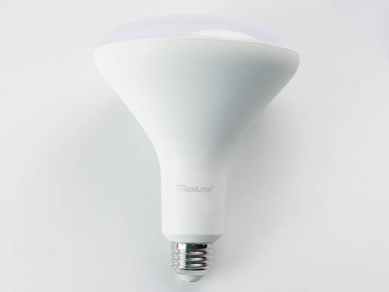 MaxLite 112254 V12BR40D830FL Maxlite 12 Watt Dimmable BR40 LED Lamp, Damp Location Rated, 3000K
