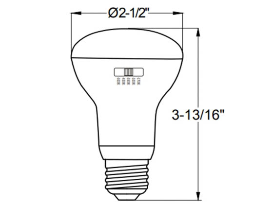Halco Lighting 83220 6BR20-FL-LED-9CS-D-T20 Halco 6 Watt Dimmable R20 Bulb, 5 Color Selectable, 90 CRI, T20 Compliant