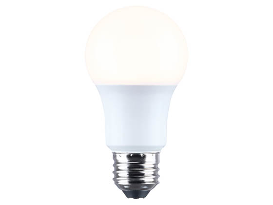 Satco Products, Inc. S14365 9.8A19L/930/E26/P/NDU/1PK Satco Non-Dimmable 8.5 Watt, 120-277 Volt 3000K A-19 LED Bulb, Enclosed Fixture Rated