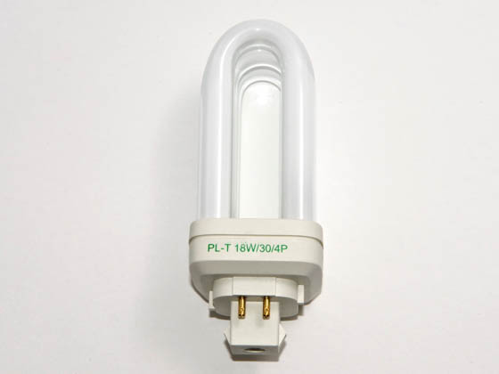 Philips Lighting 268029 PL-T 18W/30/4P/ALTO  (4-Pin) Philips 18 Watt, 4-Pin Warm White Triple Twin Tube CFL Bulb