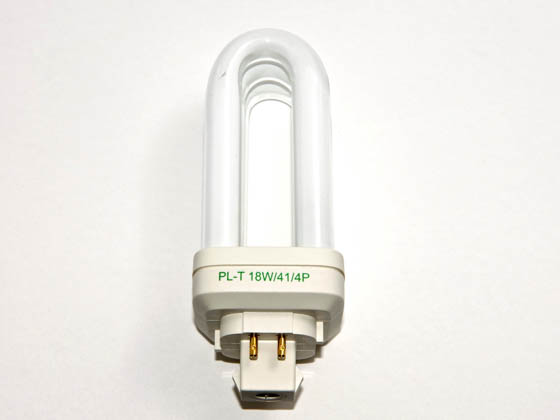 Philips Lighting 268227 PL-T 18W/41/4P/ALTO  (4-Pin) Philips 18 Watt, 4-Pin Cool White Long Triple Twin Tube CFL Bulb