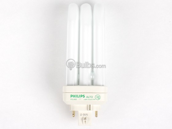 Philips Lighting 268243 PL-T 26W/35/4P/ALTO  (4-Pin) Philips 26 Watt, 4-Pin Neutral White Long Triple Twin Tube CFL Bulb