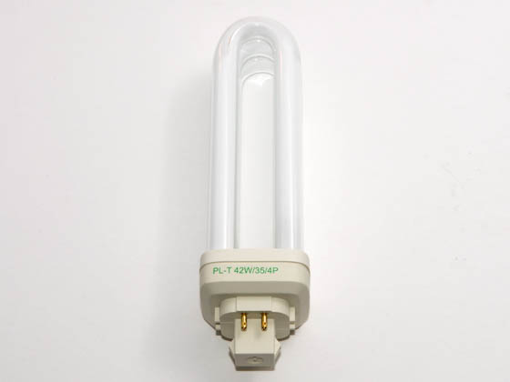 Philips Lighting 268755 PL-T 42W/35/4P/ALTO  (4-Pin) Philips 42 Watt, 4-Pin Neutral White Long Triple Twin Tube CFL Bulb