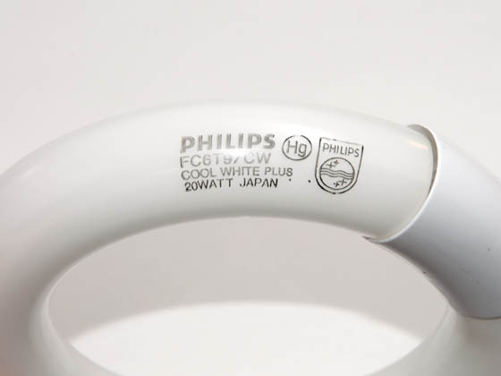 Philips Lighting 249821 FC6T9/CW Philips 20W 6.5in Diameter T9 Cool White Circline Bulb