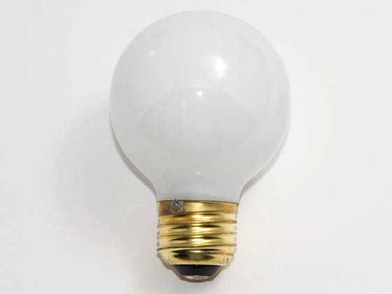 Bulbrite 320040 40G19WH (DISC - NO SUB) 40 Watt, 125 Volt G19 White Globe Bulb