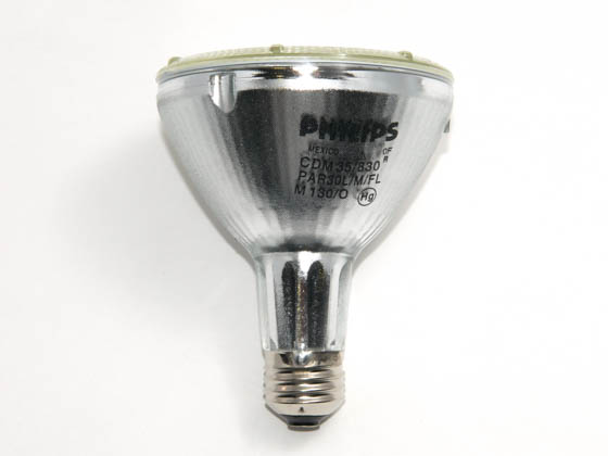 Philips Lighting 223305 CDM35/PAR30L/M/FL/3K Philips 39W PAR30 Long Neck 3000K Metal Halide Flood Lamp