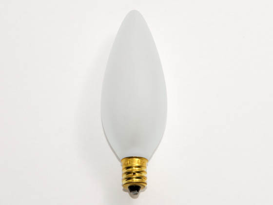 Bulbrite 401025 25CTF/32 (130V) 25W 130V Frosted Blunt Tip Decorative Bulb, E12 Base