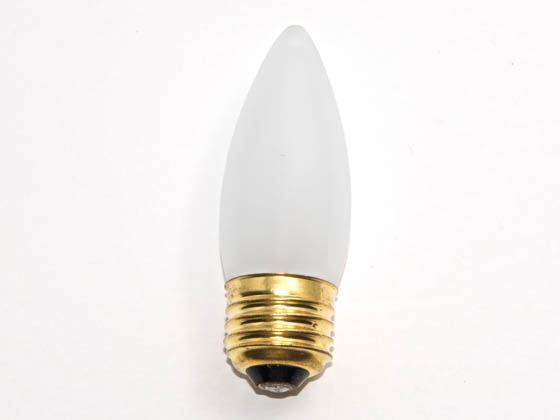 Bulbrite 406025 25ETF (130V) 25W 130V Frosted Blunt Tip Decorative Bulb, E26 Base
