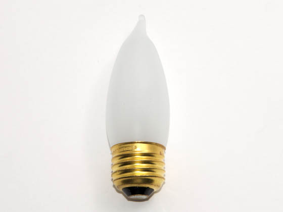 Bulbrite 409060 60EFF 60 Watt, 130 Volt Frosted Bent Tip Decorative Bulb