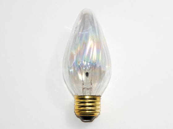 Bulbrite 421140 40F15CL 40W 130V F15 Clear Fiesta Decorative Bulb, E26 Base