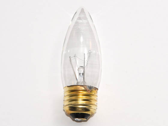 Bulbrite 495025 E25ETC (120V) 25 Watt, 120 Volt Clear Blunt Tip Decorative Bulb
