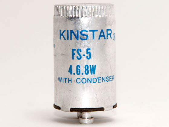 Westinghouse FS-5 FS-5 Fluorescent Starter Eiko Fluorescent Lamp Starter 120V for 4W to 8W Fluorescent Bulb