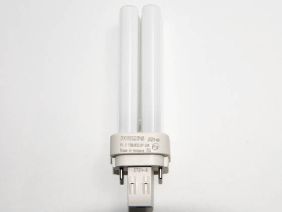 Philips Lighting 383125 PL-C 13W/835/USA/ALTO (2-Pin) Philips 13W 2 Pin GX232 Neutral White Double Twin Tube USA CFL Bulb
