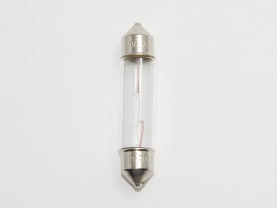 24-Volt 5-Watt Clear Incandescent Festoon Lamp Light Bulb 24V 5W 1-3/4" 100 