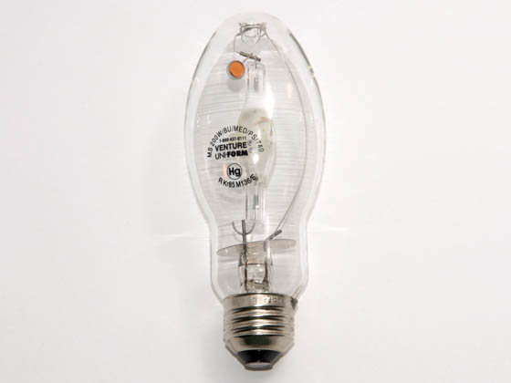 HIDirect V60811 MS 200W/BU/MED/PS 200 Watt, Clear ED17 Pulse Start Metal Halide Lamp