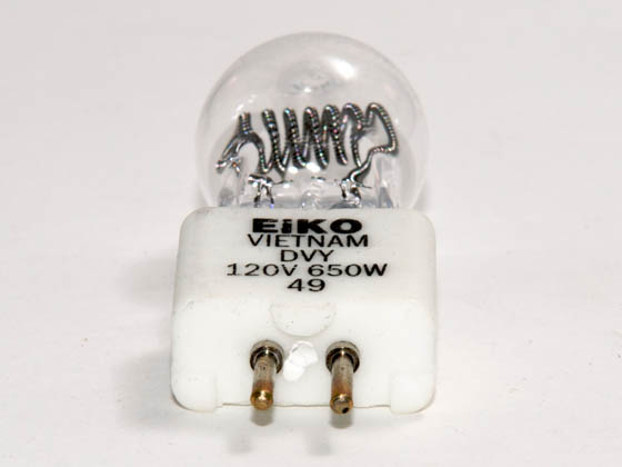 Eiko W-DVY DVY 650 Watt, 120 Volt DVY Bulb
