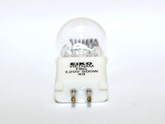 Eiko W-FBG/FBD FBG/FBD 500 Watt, 120 Volt FBG/FBD Bulb