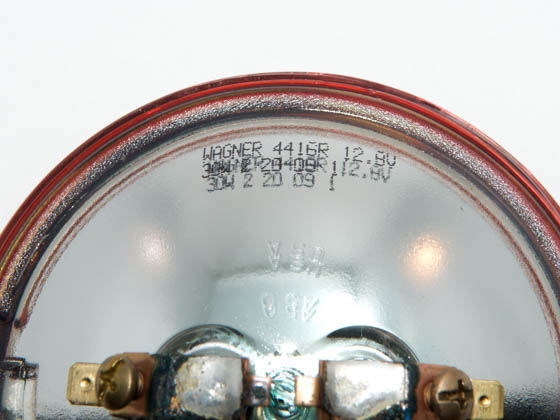 Eiko W-4416R 4416R 30 Watt, 12.8 Volt Red PAR36 Signal Lamp Bulb