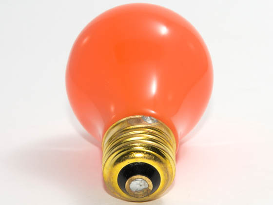 Bulbrite B106525 25A/CO (Orange) 25 Watt, 120 Volt A19 Orange Bulb