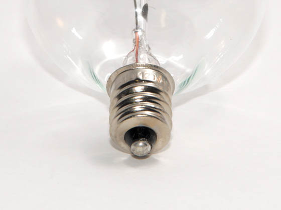 Bulbrite B461215 KR15G16CL 15W Clear Krypton G16 Decorative Bulb, E12 Base