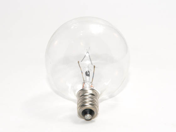Bulbrite B461240 KR40G16CL 40W Clear Krypton G16 Decorative Bulb, E12 Base