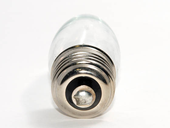 Bulbrite B460525 KR25ETC/32 25W 120V Clear Krypton Blunt Tip Decorative Bulb, E26 Base