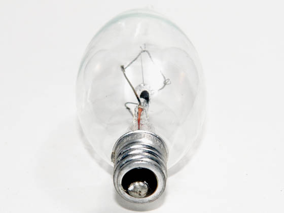 Philips Lighting 168088 BC-60BA9C/CL/LL  (120V) Philips 60W 120V Clear Bent Tip Long Life Decorative Bulb, E12 Base