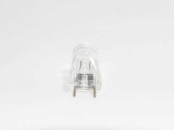 Bulbrite B655035 Q35GY8/120 (GY8 Base) 35W 120V T4 Clear Halogen 8mm Bipin Bulb