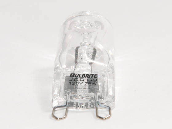 Bulbrite B654075 Q75G9/120 (G9 Base) 75W 120V T4 Clear Halogen 9mm Bipin Bulb