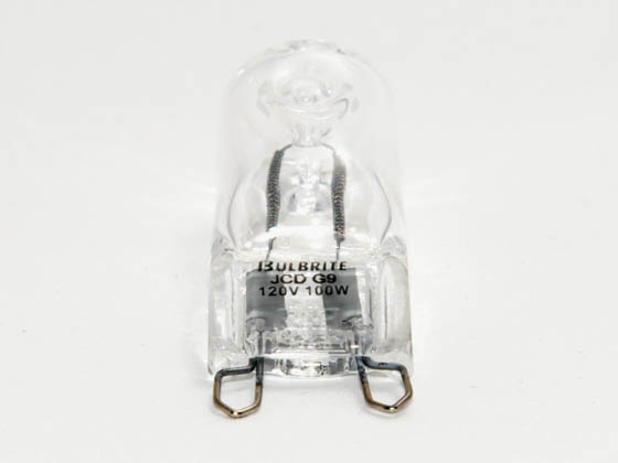 Bulbrite B654100 Q100G9/120 (G9 Base) 100W 120V T4 Clear Halogen 9mm Bipin Bulb
