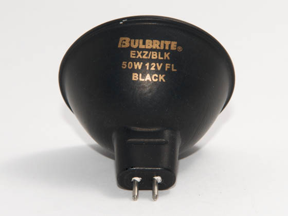 Bulbrite B638510 EXZ/BLK (12V, 3000 Hrs) 50W 12V MR16 Halogen Narrow Flood EXZ Bulb