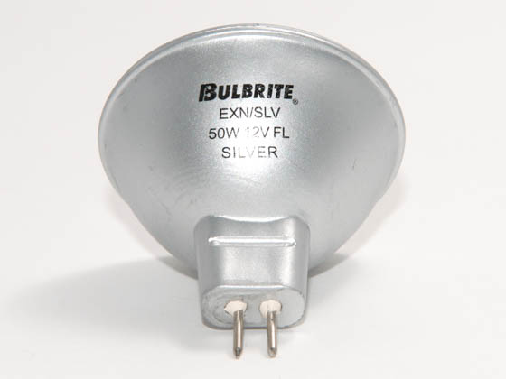 Bulbrite B638501 EXN/SLV (12V, 3000 Hrs) 50W 12V MR16 Halogen Flood EXN Bulb