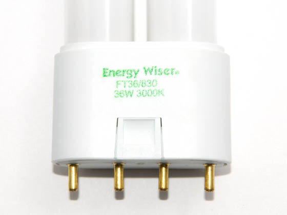 Bulbrite B504537 FT36/830 (4-Pin) 36W 4 Pin 2G11 Soft White Long Single Twin Tube CFL Bulb