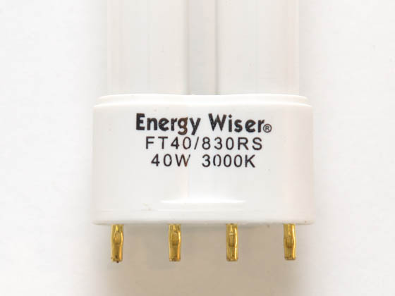 Bulbrite B504545 FT40/830RS (4-Pin) 40W 4 Pin 2G11 Soft White Long Single Twin Tube CFL Bulb