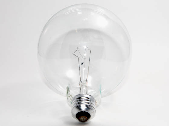 Philips Lighting 168526 60G40/CL/LL (120V) Philips 60W 120V G40 Clear Long Life Globe Bulb, E26 Base