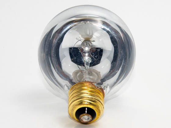 Bulbrite B712334 40G25HM 40W 120V G25 Half Mirror Globe Bulb, E26 Base