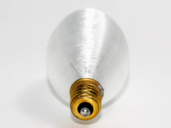 Bulbrite B430040 40C11S (Candelabra Base) 40W 130V Satin ThreadSpun Antique Decorative Bulb, E12 Base