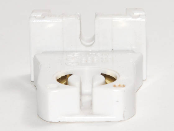 Leviton L23351 Medium Bi-pin Socket (Shunted) Low Profile Shunted Medium Bipin Fluorescent Socket