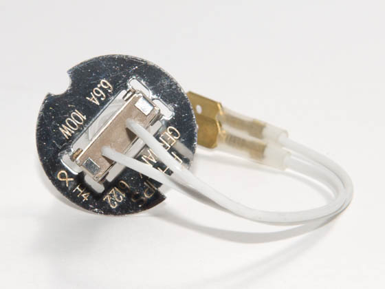 Narva 6122 6.6 Amp, 100 Watt Prefocus Halogen Airfield Lamp with PKX30d Base and MALE Cable Connectors