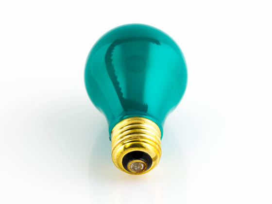Bulbrite B106440 40A/CG Value Brand 40 Watt, 120 Volt, Ceramic Green A Style Lamp with Medium Screw Base