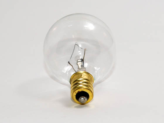 Bulbrite B301025 25G12CL (130V, Clear) 25W 130V G12 Clear Globe Bulb, E12 Base