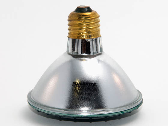 Bulbrite 75W 120V PAR30 Halogen Green Bulb 