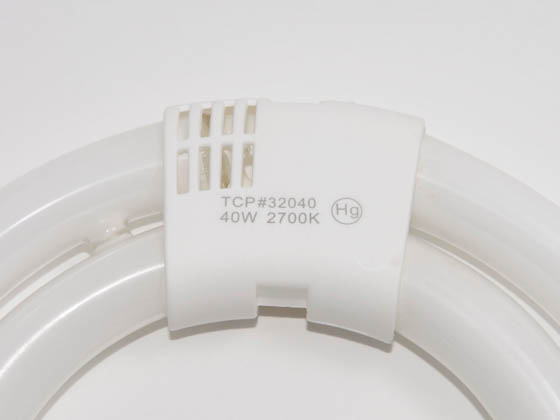 TCP TEC32040 32040 (40W Dbl Circline) 40W 7.5in Diameter T6 Warm White Double Circline Bulb
