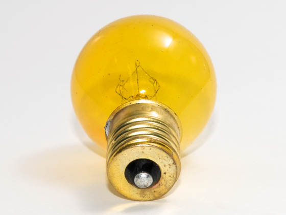 Bulbrite B702810 10S11TY (Trans. Yellow) 10W 130V S11 Transparent Yellow Sign or Indicator Bulb, E17 Base