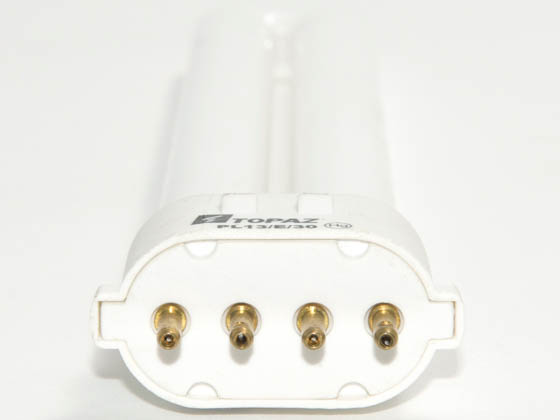 CXL PL13/E/30K-33 PL13/4P/30K (4 pin) 13 Watt 4-Pin Soft White Single Twin Tube CFL Bulb