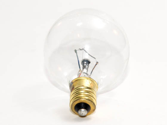 Bulbrite B301040 40G12CL (130V, Clear) 40W 130V G12 Clear Globe Bulb, E12 Base