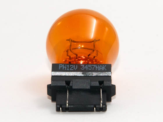 Philips Lighting PA-3457NALLB2 3457NALLB2 PHILIPS LONGER LIFE 3457NALL Natural Amber Automotive Lamp - Twice the Life of Standard Lights